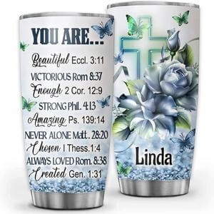 gifts for caregivers - customized tumbler