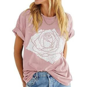 Mother's Day rose gifts - vintage rose t-shirt