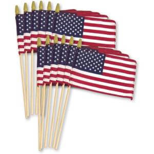 American stick flags