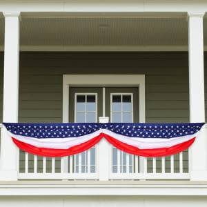 Patriotic flag bunting