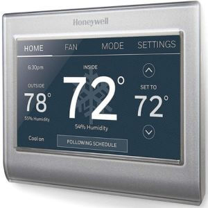 Lower your summer energy bills with a programmable thermostat.